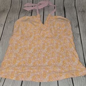 Lilly Pulitzer Halter Tankini Swim Top Size 14